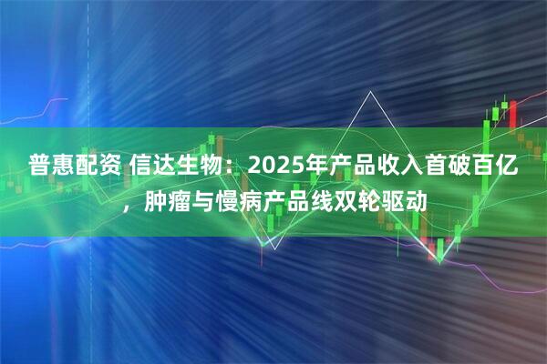 普惠配资 信达生物：2025年产品收入首破百亿，肿瘤与慢病产品线双轮驱动