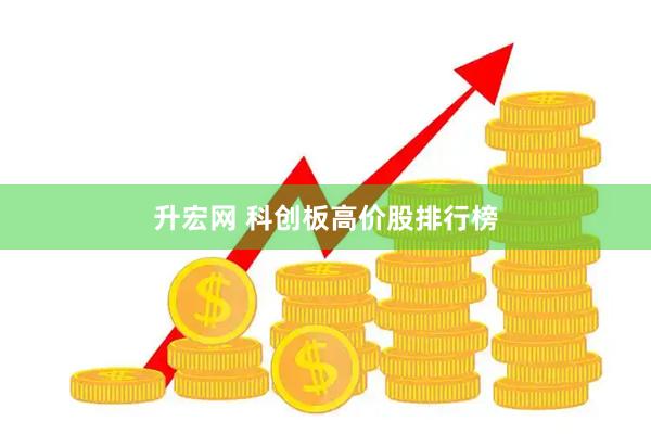 升宏网 科创板高价股排行榜
